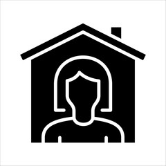 Solid vector icon for family which can be used various design projects.