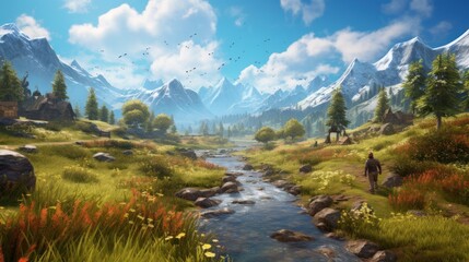 Stunning Game Art Environment