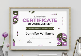 Creative Certificate Design Template