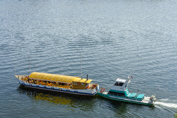 Water tour along the river