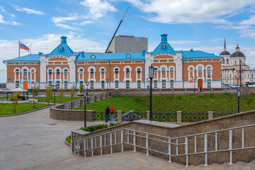 Tomsk, the historical building of the Flour Building