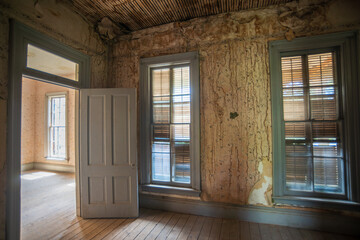 Inside a House at Bannack State Park Ghost Town