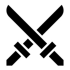 military knife glyph 