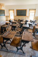 School Room at Bannack State Park Ghost Town
