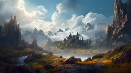 Stunning Game Art Environment