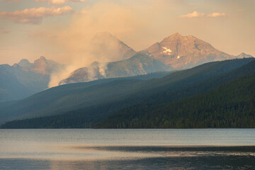 Morning at Lake McDonald in Glacier National Park