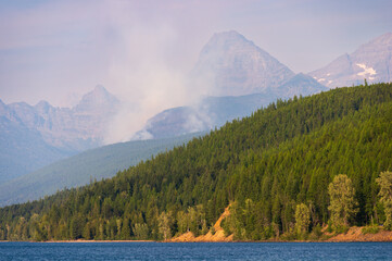 Morning at Lake McDonald in Glacier National Park