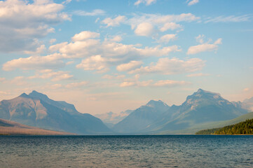 Morning at Lake McDonald in Glacier National Park