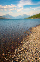 Morning at Lake McDonald in Glacier National Park