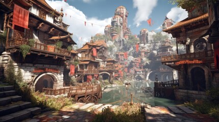 Stunning Game Art Environment