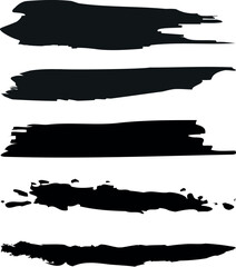 black silhouette of a paint brush