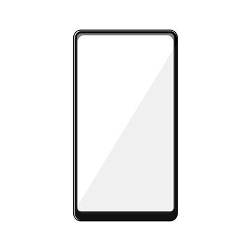 device phone glass screen cartoon. display protector, accessory guard device phone glass screen sign. isolated symbol vector illustration