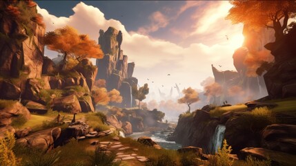 Beautiful Game Environment Art