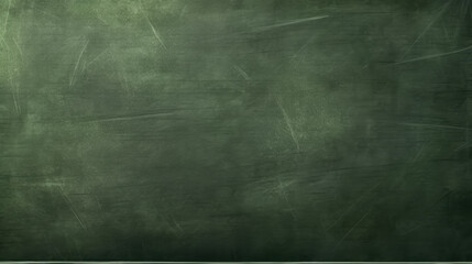 Green chalkboard background. Generative AI