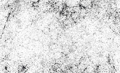 Dark Messy Dust Overlay Distress Background. Easy To Create Abstract Dotted, Scratched, Vintage Effect With Noise And Grain 
