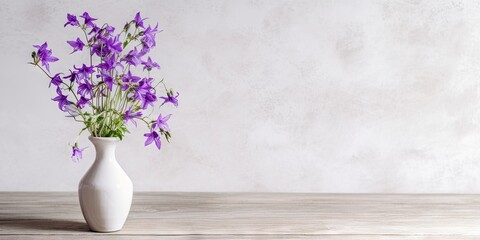 Fototapeta na wymiar Modern Living. Interior Design with Decorative Wall and Flower Vase. Generative AI illustrations.