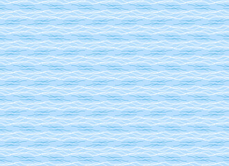 海の波のシームレス背景イラスト素材