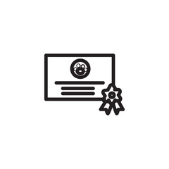 Dog Pet Shop Outline Icon