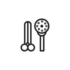 Dog Pet Shop Outline Icon