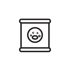 Can Dog Food Outline Icon