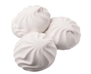 Delicious zephyr marshmallows, cut out