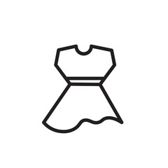 Clothes Dress Fashion Outline Icon