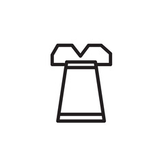 Clothes Dress Fashion Outline Icon