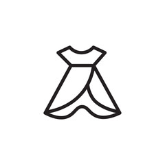 Clothes Dress Fashion Outline Icon