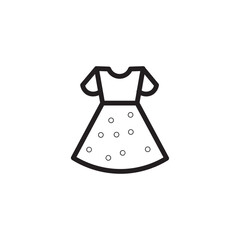 Clothes Dress Fashion Outline Icon