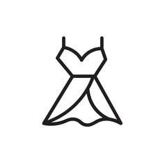 Clothes Dress Fashion Outline Icon