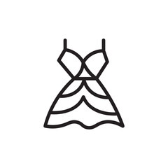 Clothes Dress Fashion Outline Icon