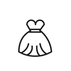 Clothes Dress Fashion Outline Icon