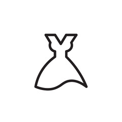 Clothes Dress Fashion Outline Icon