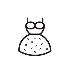 Clothes Dress Fashion Outline Icon
