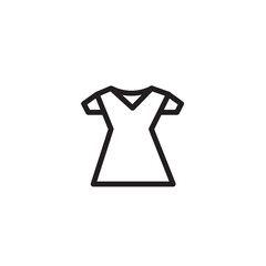 Female Shirt Women Outline Icon
