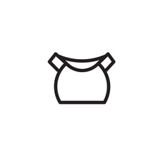 Dress Fashion Shirt Outline Icon