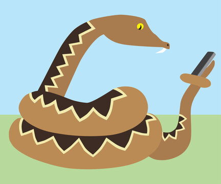 Snake on Cell Phone