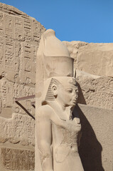 Statue of Ramses II at Karnak temple in Luxor, Egypt 