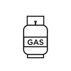 LPG icon vector logo design template flat style