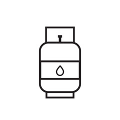LPG icon vector logo design template flat style