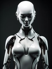 Beautiful Stylized Humanoid Robot
Aesthetically Pleasing Mechanical Aid
Scratchproof Reinforced Ceramic Construction
AI-Generated