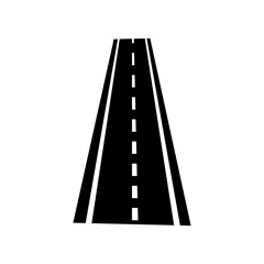 asphalt icon road symbol illustration on white background..eps