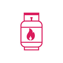 LPG icon vector logo design template flat style