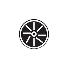 Circle Gear Wheel Icon