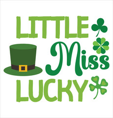 St. Patrick's Day Shirt Design Print Template, Lucky Charms, Irish, everyone has a little luck Typography Design