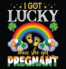 St. Patrick's Day Shirt Design Print Template, Lucky Charms, Irish, everyone has a little luck Typography Design