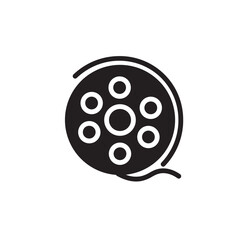 Reel Vector Thin Icon