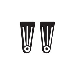 Fins Diving Flippers Icon