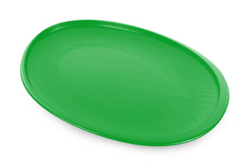 empty plate isolated on white background.