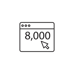 Customer Satisfaction Icon - Minimalist Line Art Icon